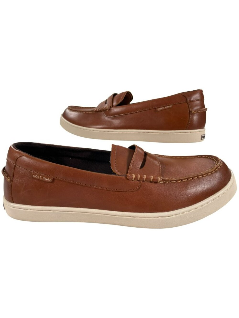 Cole Haan Nantucket Loafer Brown Leather Shoes Men's Size 13M (MSRP $150) NEW